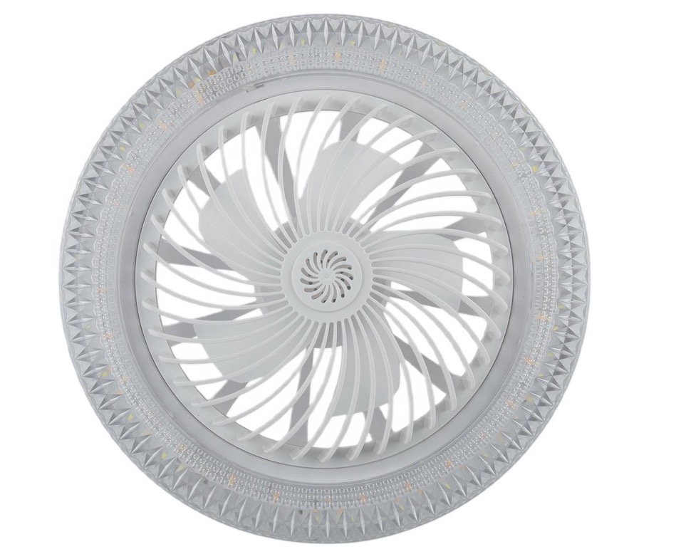 Plafoniera LED cu ventilator integrat soclu E27 iluminare eficienta si racire silentioasa